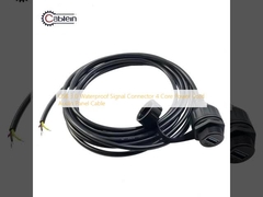 Conector de sinal à prova d'água USB 3.0 4 núcleo de cabo de alimentação