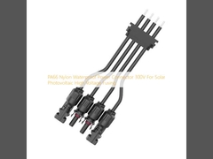 PA66 Nylon Conector de energia à prova d'água 300V para fusão fotovoltaica solar de alta tensão