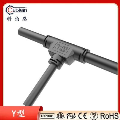 comprar T Tee 2 núcleo 3 núcleo 4 núcleo conector de cabo subterrâneo à prova d'água masculino extensão feminina online manufacture