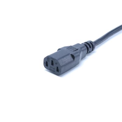 comprar UL Certified Black 3-Pin Power Cord NEMA 5-15P até IEC C13 Fabricação em linha