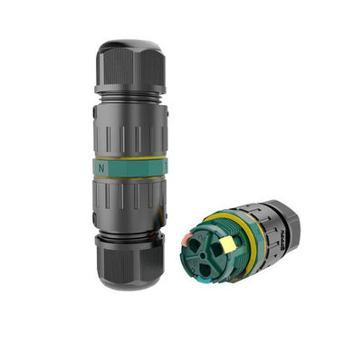 M20 3 Conector circular à prova d'água do núcleo Push Type Quick Card Adapter IP68