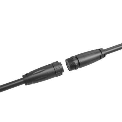 Conector M20 IP67 à prova d'água, Corrente Nominal de 25A, PA66 Nylon, Conector Macho Fêmea para Aquecimento Industrial