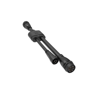 Conector Macho Fêmea M16 IP68 à Prova D'Água com Corrente Nominal de 15A e Design Paralelo Tipo Y Um para Dois para Microinversores