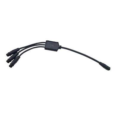 Conector de cabo à prova d'água M12 tipo Y IP68 PA66 Nylon para aplicações em lâmpadas de rua 220V