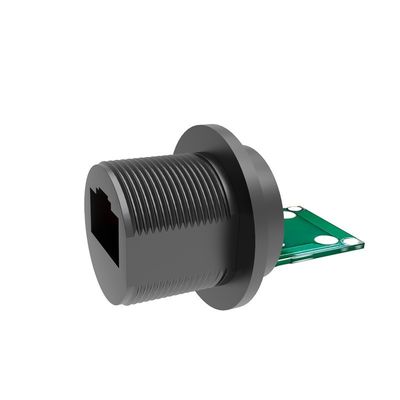 RJ45 M20 Painel Conector de sinal à prova d'água cabeça de cristal adaptador de rede industrial