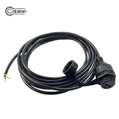 Conector de Sinal USB 3.0 à Prova d'Água com Classificação IP67 e Material de Nylon PA66 para Transmissão de 1000MHz