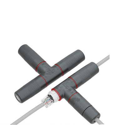 Conector de Sinal RJ45 Tipo T IP67 à Prova d'Água com Tensão de 125V e Velocidade de Transmissão de 1000MHz para Comunicação 5G