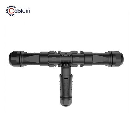 IP68 40A Conector de dados à prova d'água de alta corrente Painel de montagem Quick Plug Tee Adaptador para micro inversores
