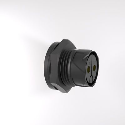 Conector de painel à prova d'água de 400 V auto-bloqueado P20-2/3 Núcleo de pinça feminina montada na frente