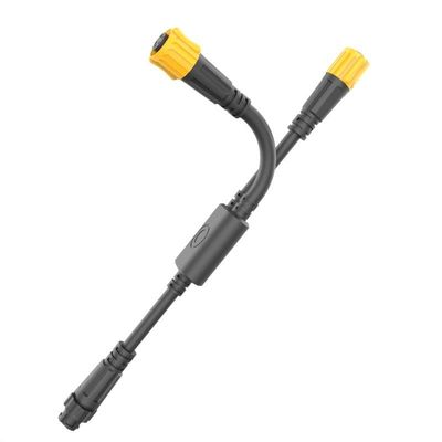 Conector LED à prova d'água IP68 com travamento automático P12, com corrente nominal de 10A para iluminação externa