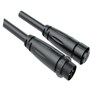 25A Corrente nominal máxima Conector macho-fêmea à prova d'água com tensão de isolamento de 3KV e material de nylon PA66
