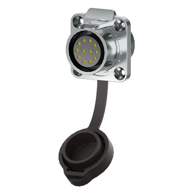 PA66 Conector de cabo impermeável de nylon IP68 4 pin Conector de cabo masculino feminino