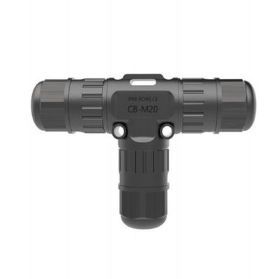 Conector de dados à prova d'água de dois pines montado no painel com 40A de alta corrente e design de plugue rápido IP68