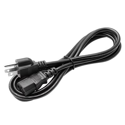 ETL & TUV Standard Black Power Cord Plug Connection PVC Jacket Incluído